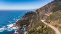 Big Sur, California from above Royalty Free Stock Photo